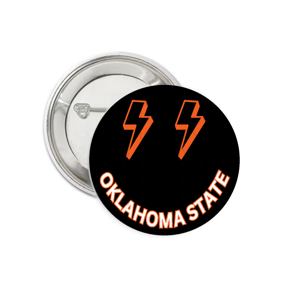 Lightening Smile 3" Button