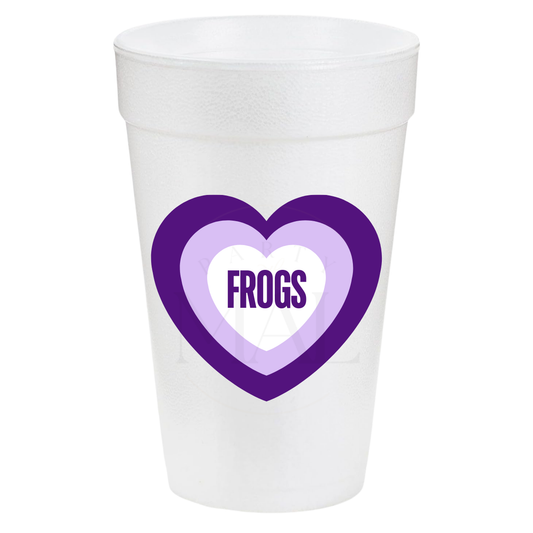 Frogs Heart 20oz Cups