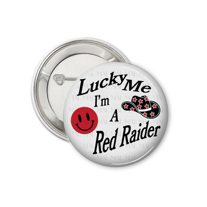 Lucky Me 3" Button