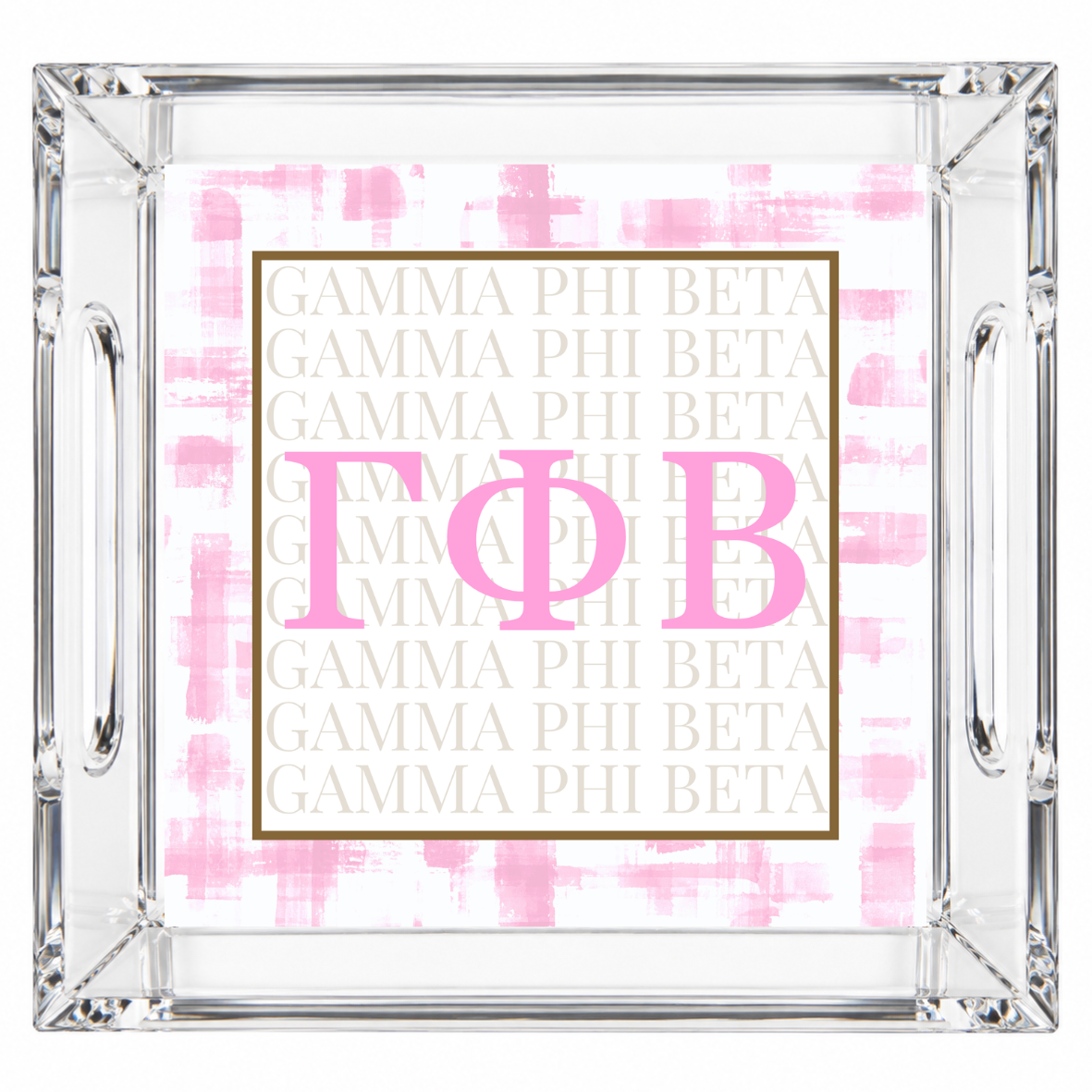 Gamma Phi Beta Acrylic Tray