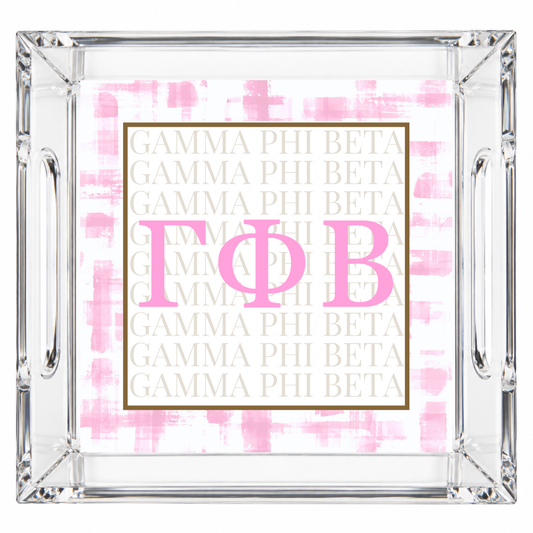 Gamma Phi Beta Acrylic Tray
