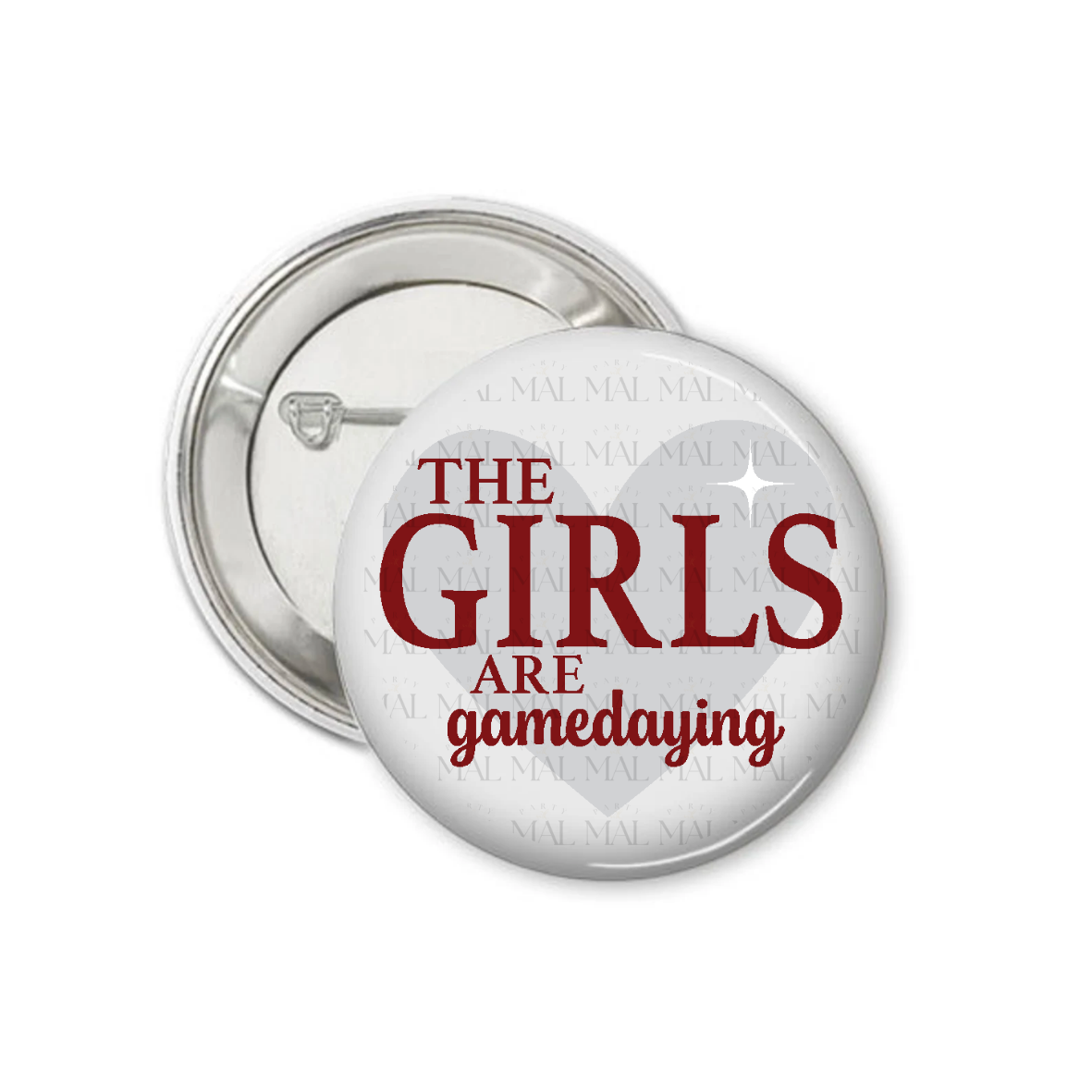 The Girls Are Gamedaying 3" Button