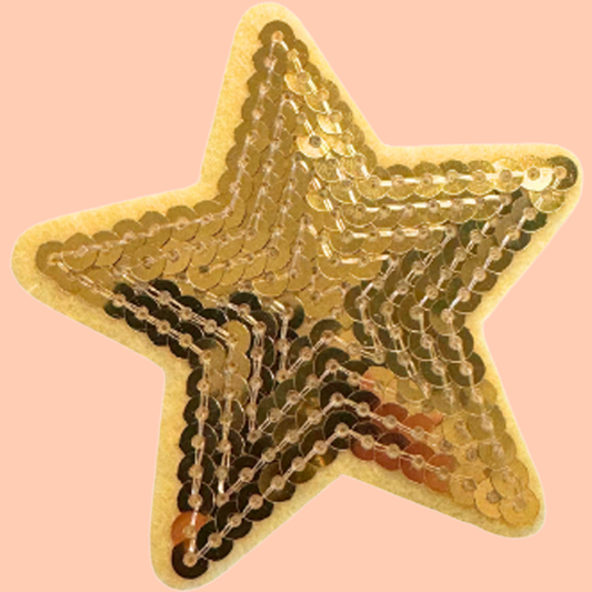 Gold Sequin Star