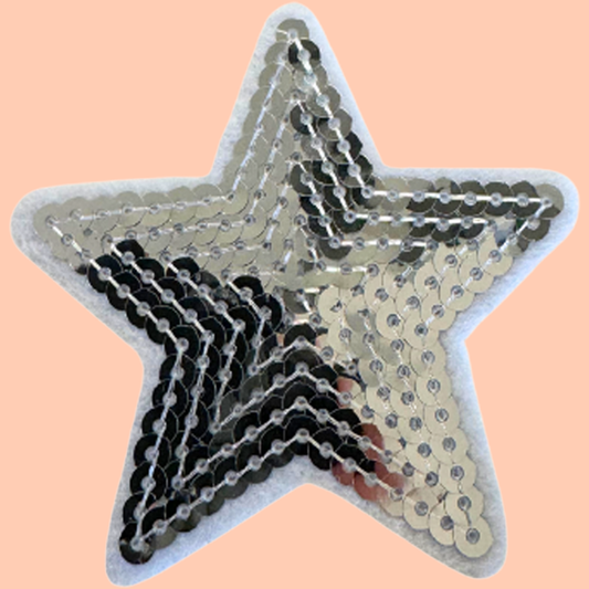 Silver Sequin Star