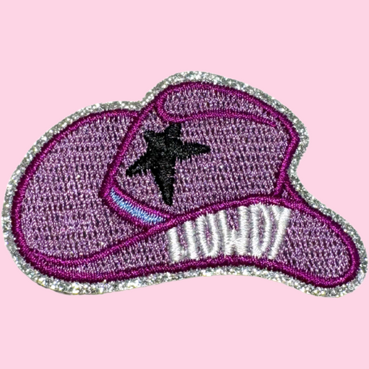 Purple Howdy Cowboy Hat