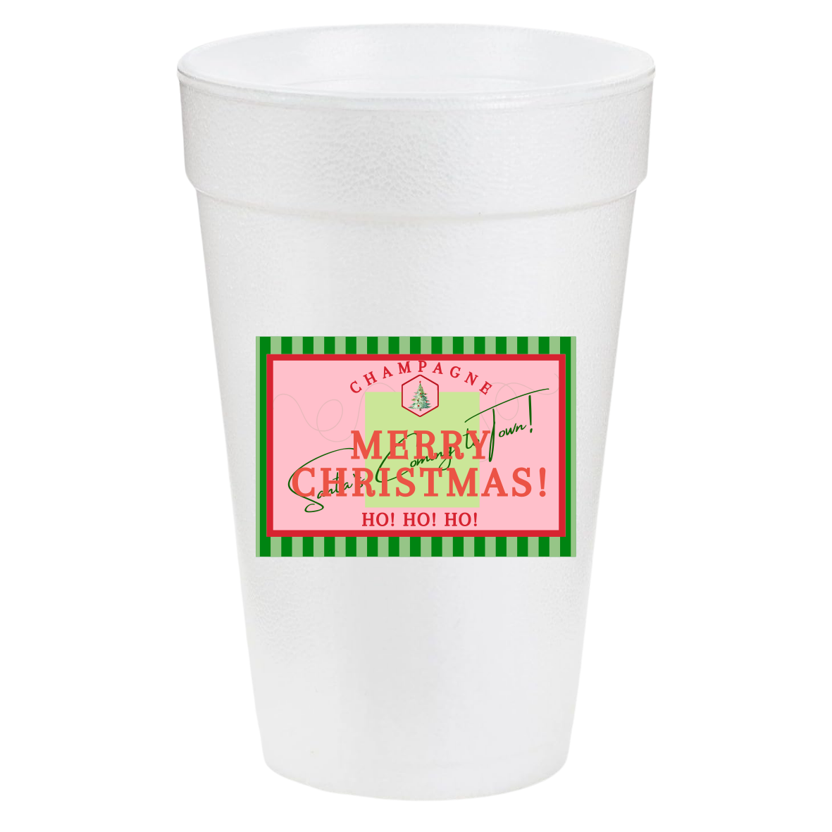 Merry Christmas Veuve 20oz Cups