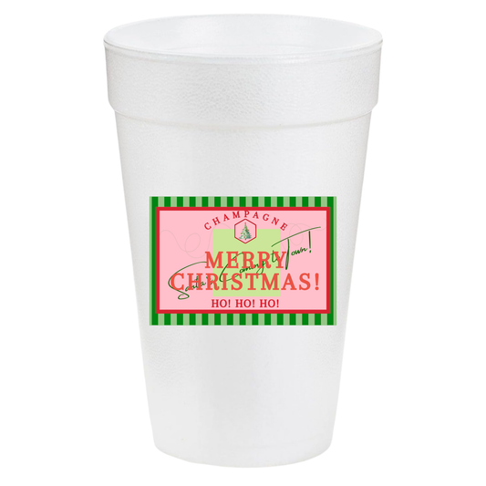 Merry Christmas Veuve 20oz Cups