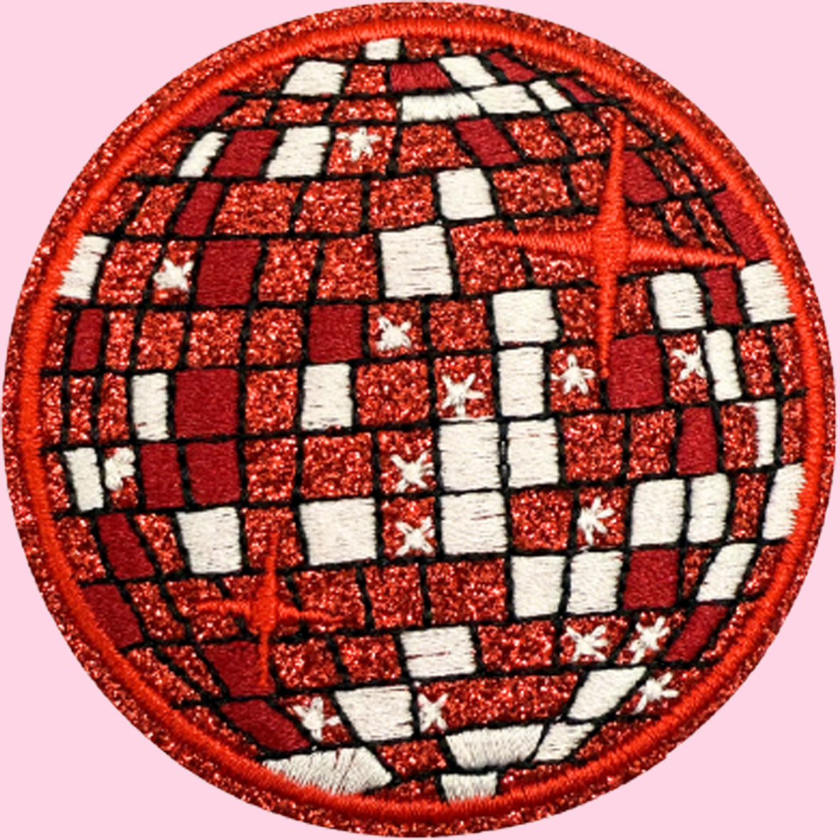 Red Small Disco Ball