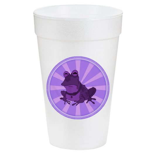 Purple Frog 20oz Cups