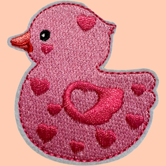 Pink Heart Duck