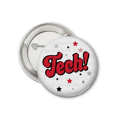 Chunky Letters 3" Button