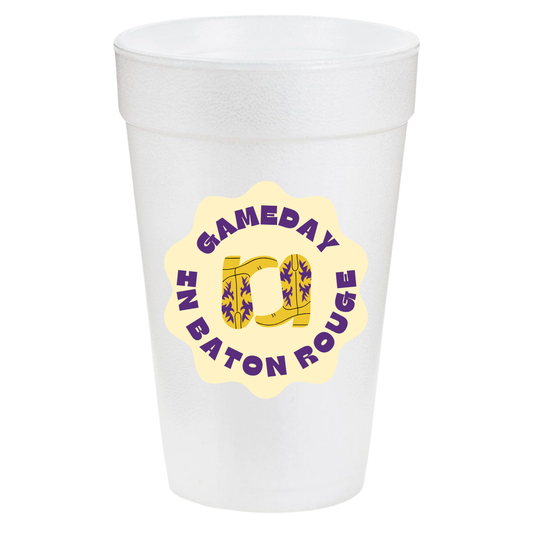 Game Day in Baton Rouge Boots 20oz Cups