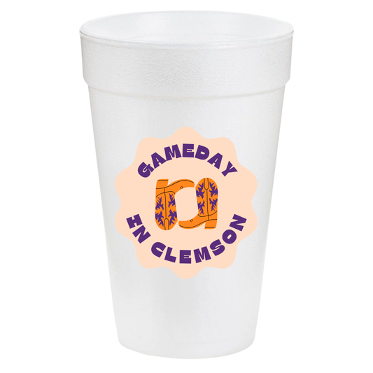 Game Day in Clemson Boots 20oz Cups