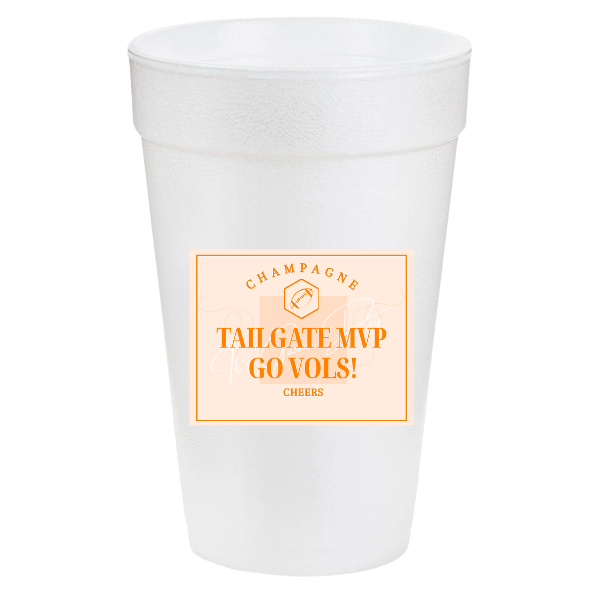 Vols Veuve Tailgate MVP 20oz Cups