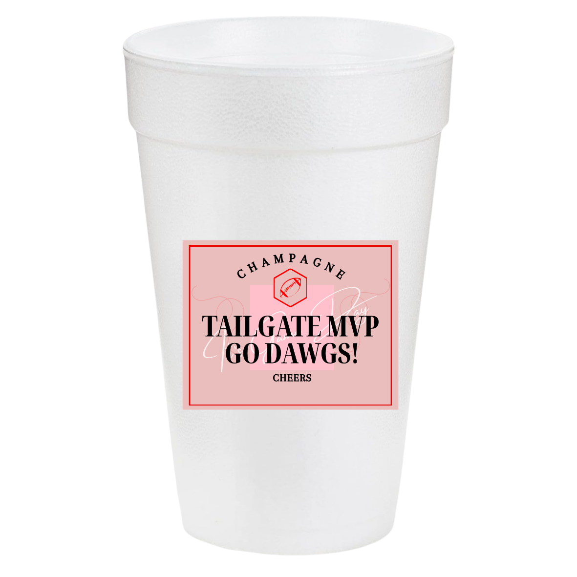 Dawgs Veuve Tailgate MVP 20oz Cups