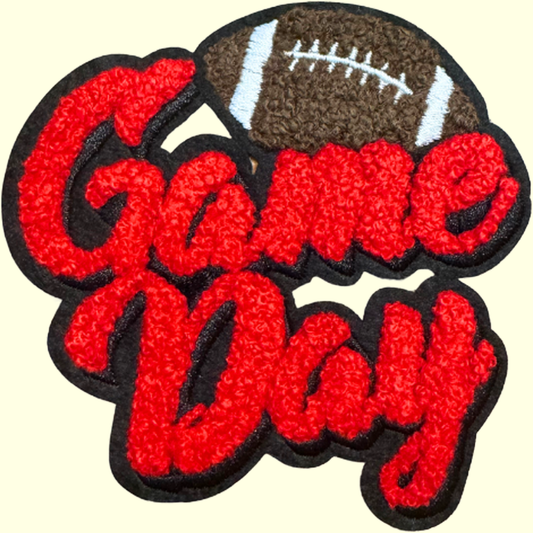 Red Game Day Football