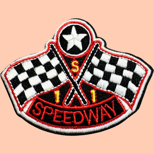 Speedway And Flags