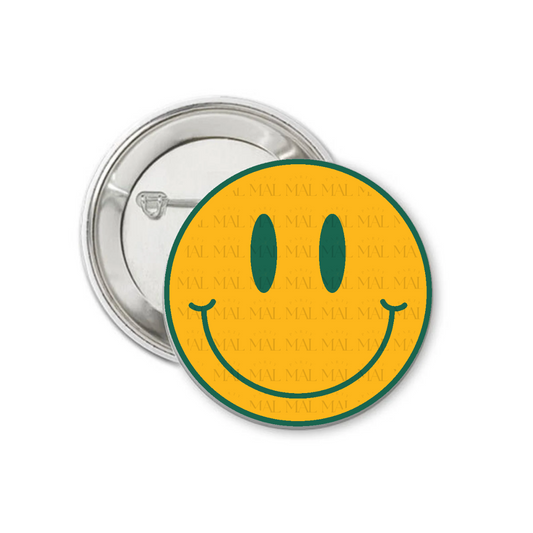 Solid Smile 3" Button
