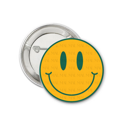 Solid Smile 3" Button