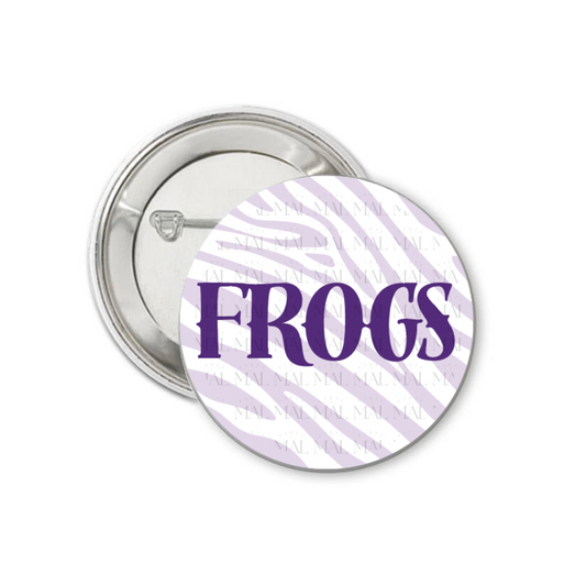Zebra School 3" Button