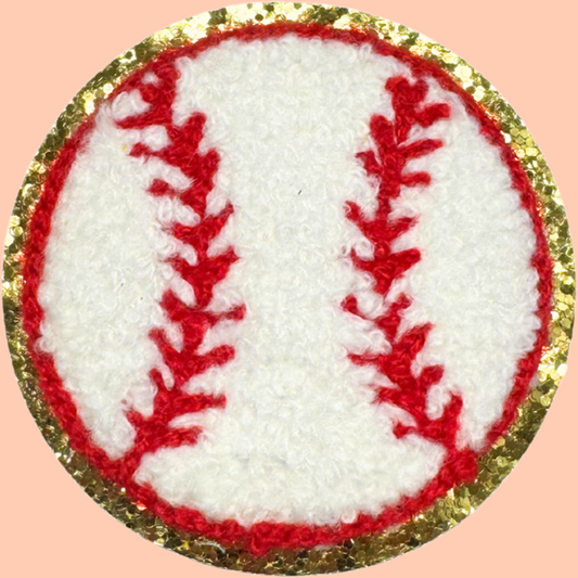 Baseball trimmed in Gold Chenille