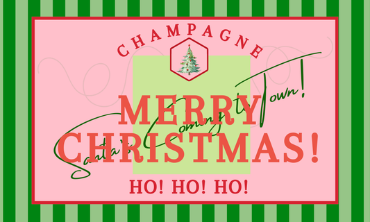 Champagne Gift Tag