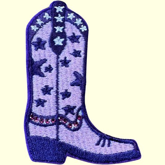 Two-Toned Purple Boot