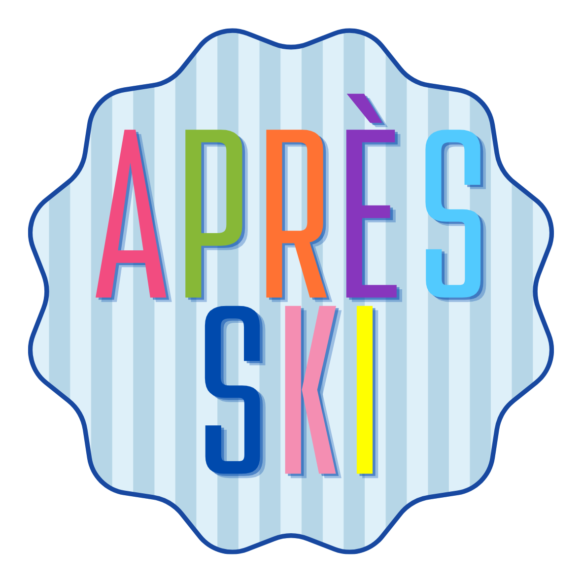 Après Ski Acrylic Coaster
