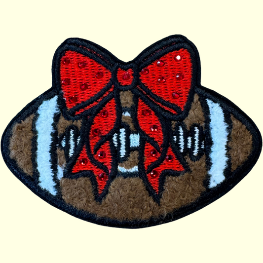 Football Red Bow