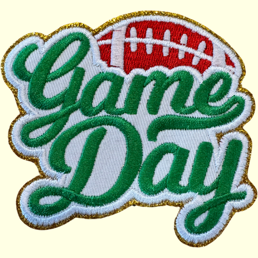 Green Game Day Football