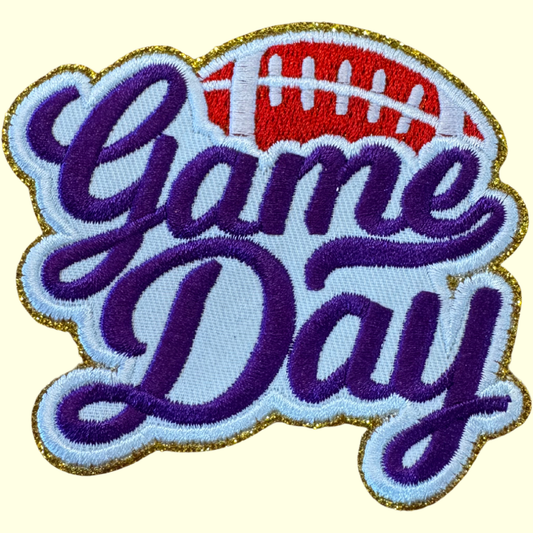Purple Game Day Football
