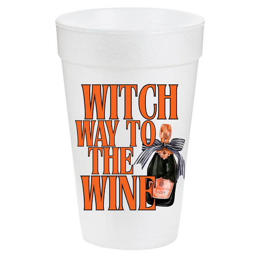 Witch Way to the Wine 20oz Cups