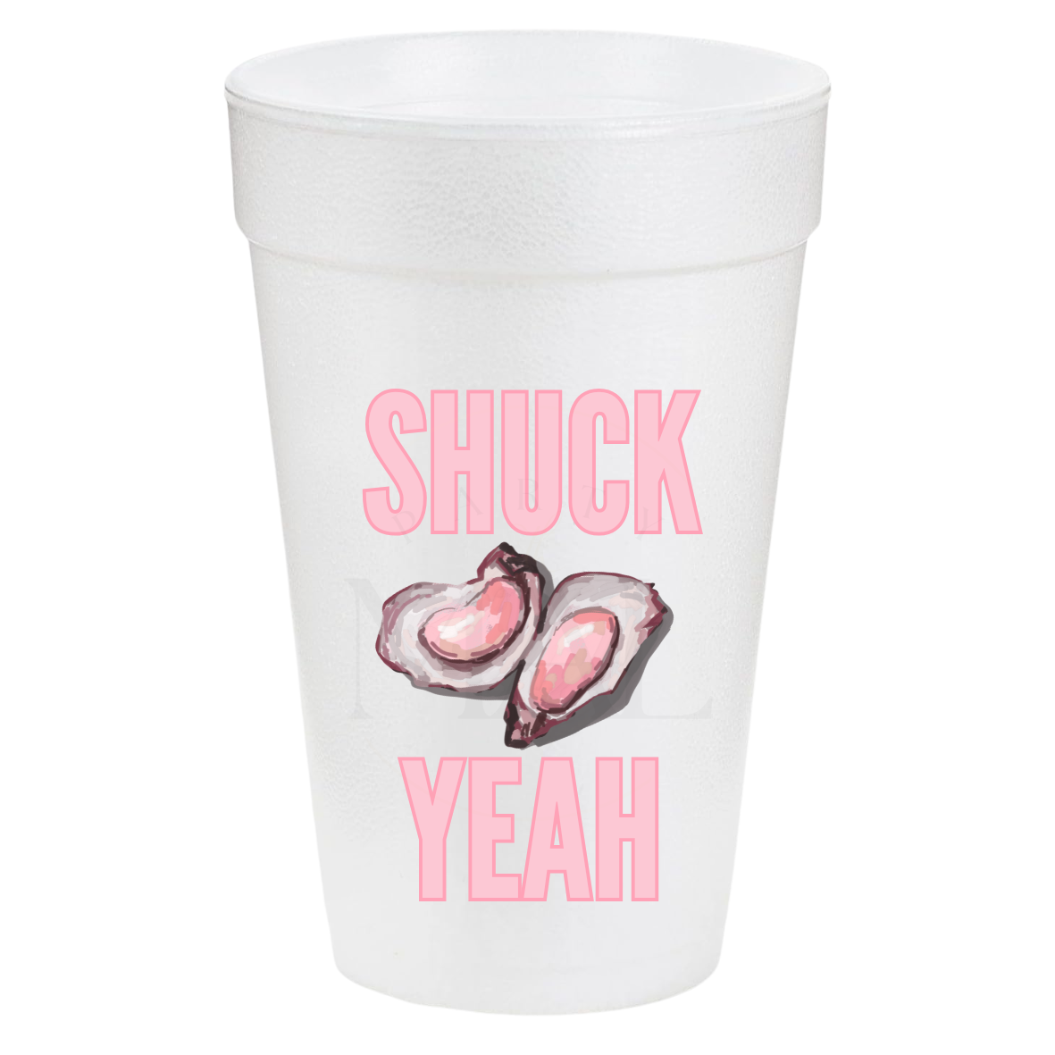 Shuck Yeah Pink 20oz Cups