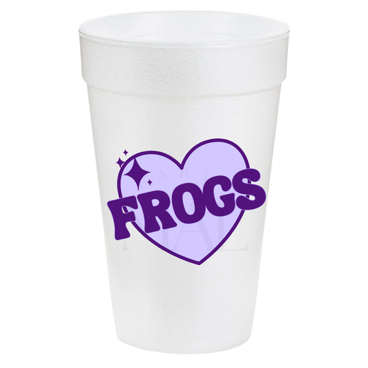 Frogs Heart 20oz Cups