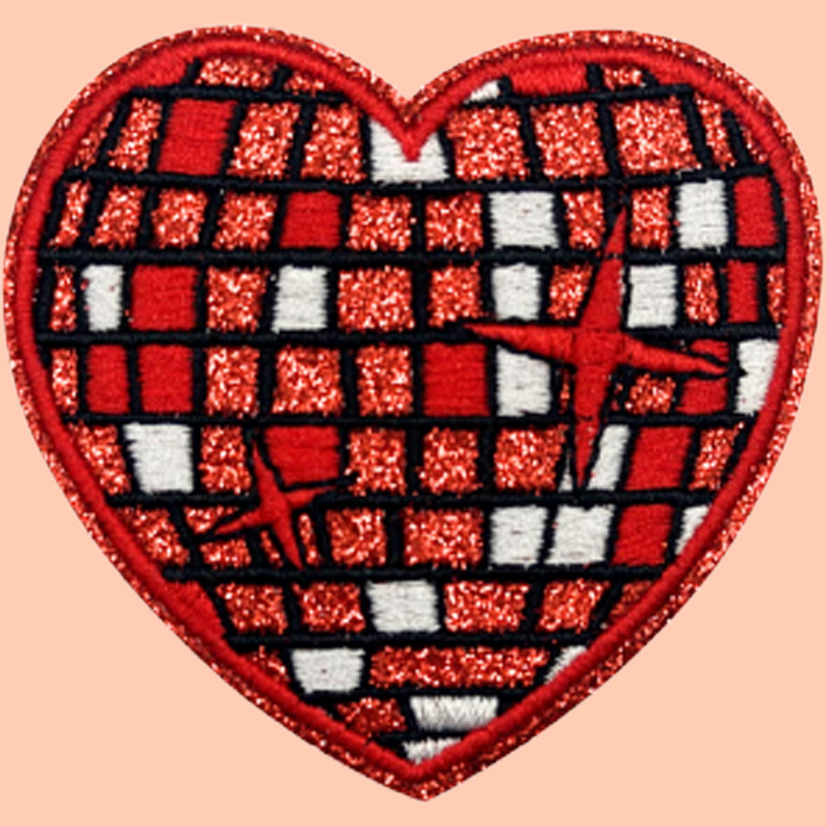 Red Disco Heart