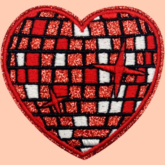 Red Disco Heart