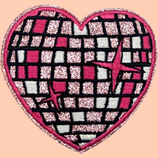 Pink Disco Heart