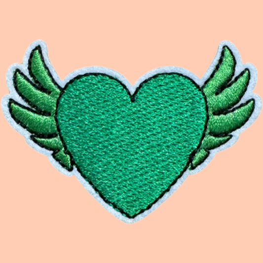 Green Heart w Wings