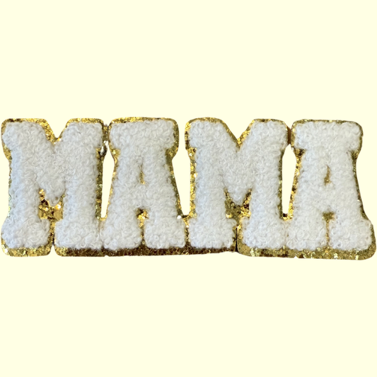 White Mama Trimmed in Gold