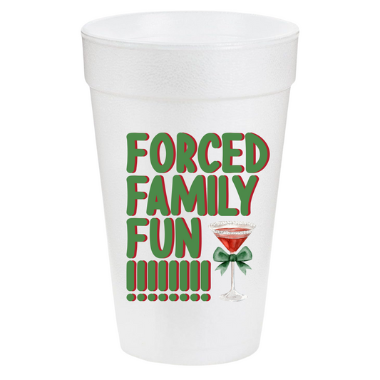 Green Forced Family Fun 20oz Cups