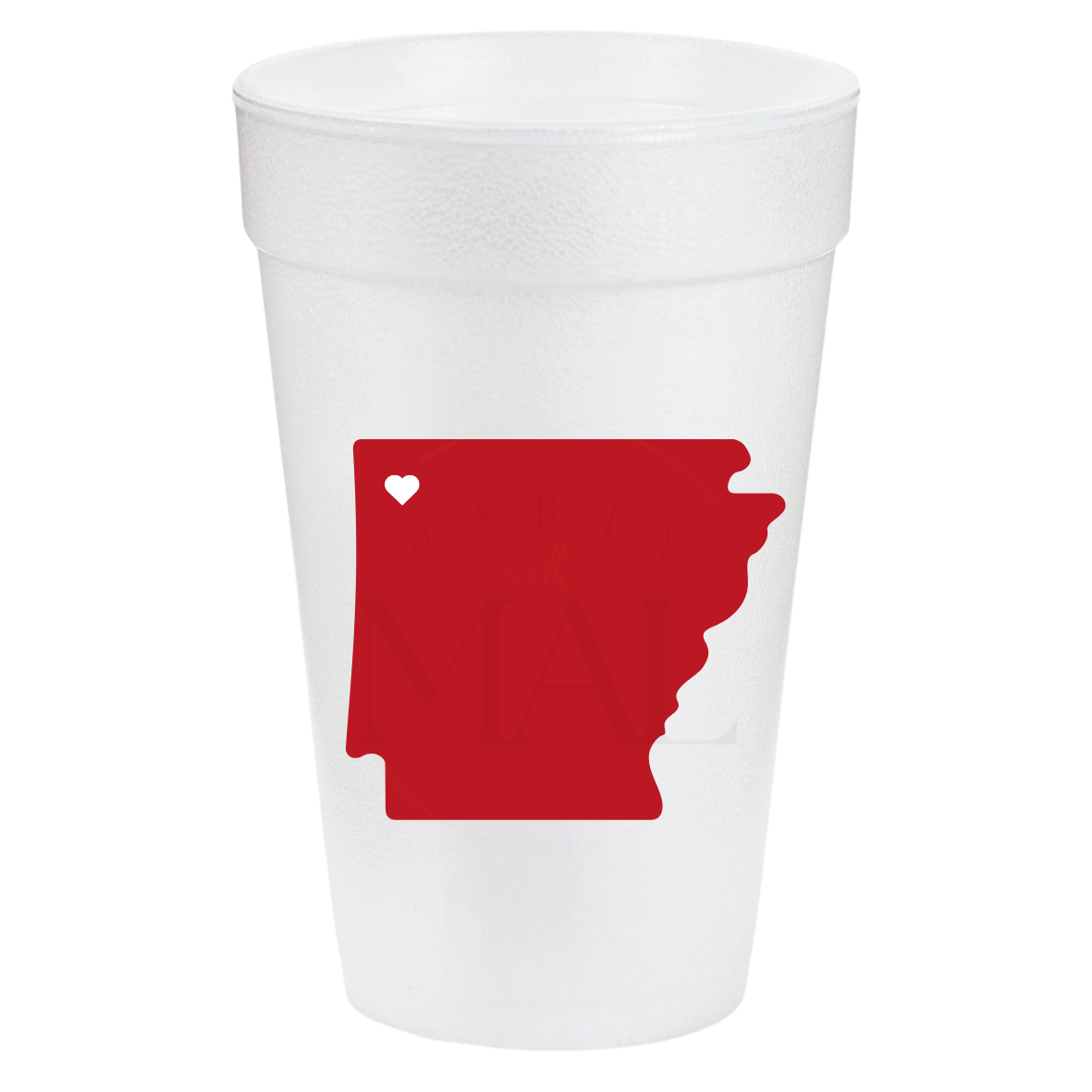 Arkansas Heart 20oz Cups
