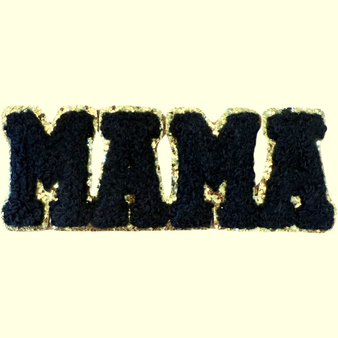 Black Mama Trimmed in Gold