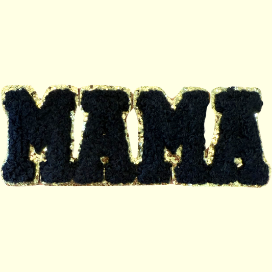 Black Mama Trimmed in Gold