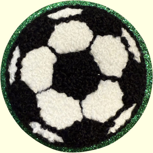Soccer Ball Trimmed in Green