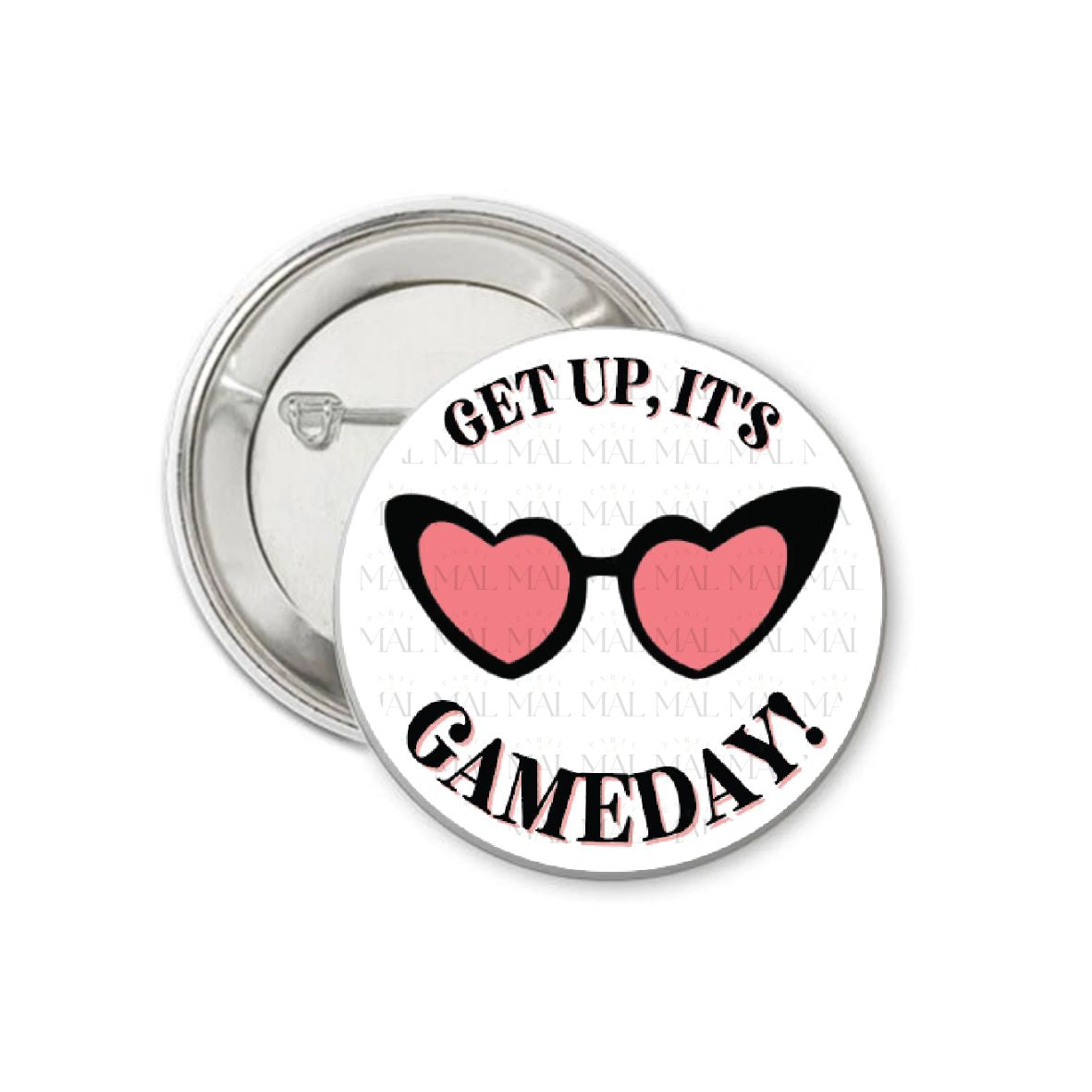 Get Up, It's Gameday 3" Button
