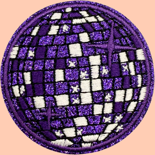 Purple Disco Ball Medium