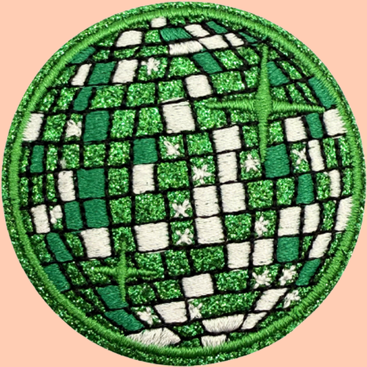 Green Disco Ball Medium