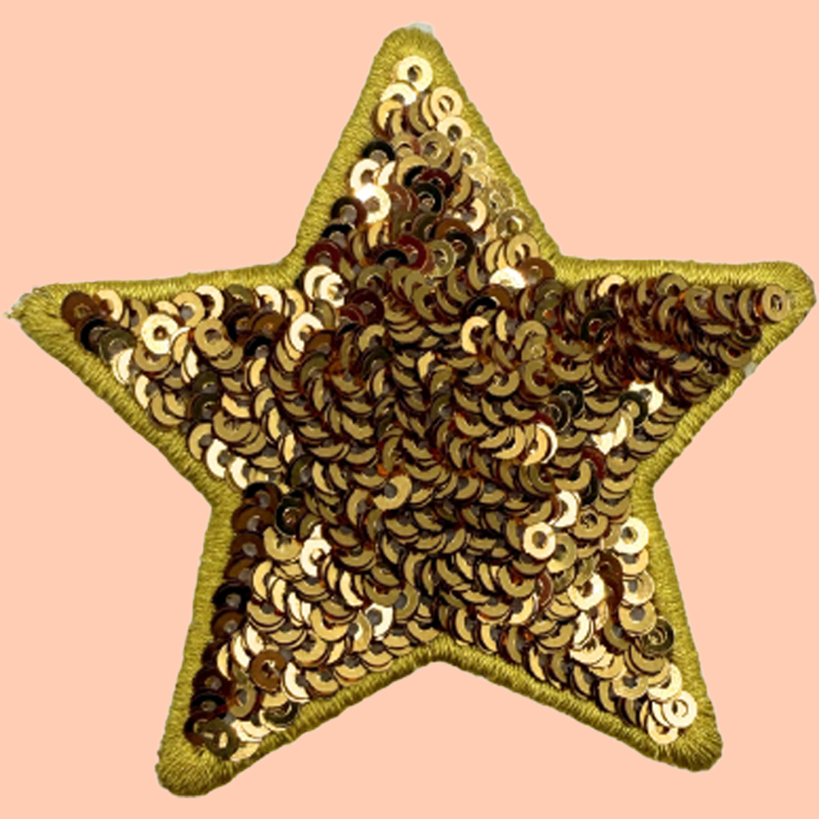 Gold Fun Sequin Star