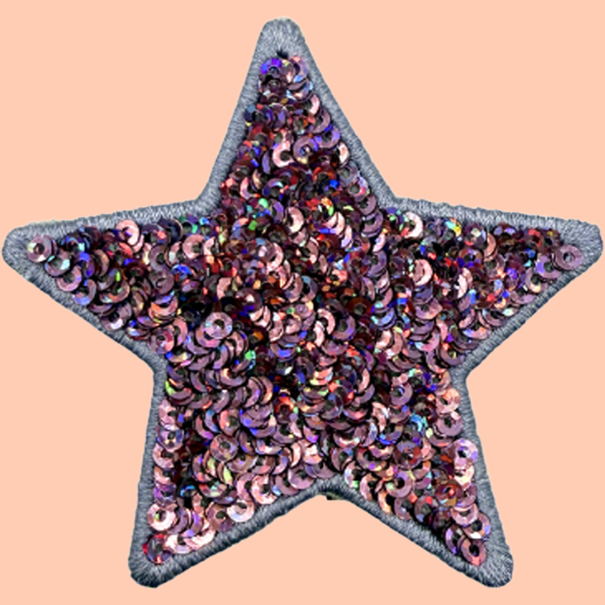 Light Purple Fun Sequin Star