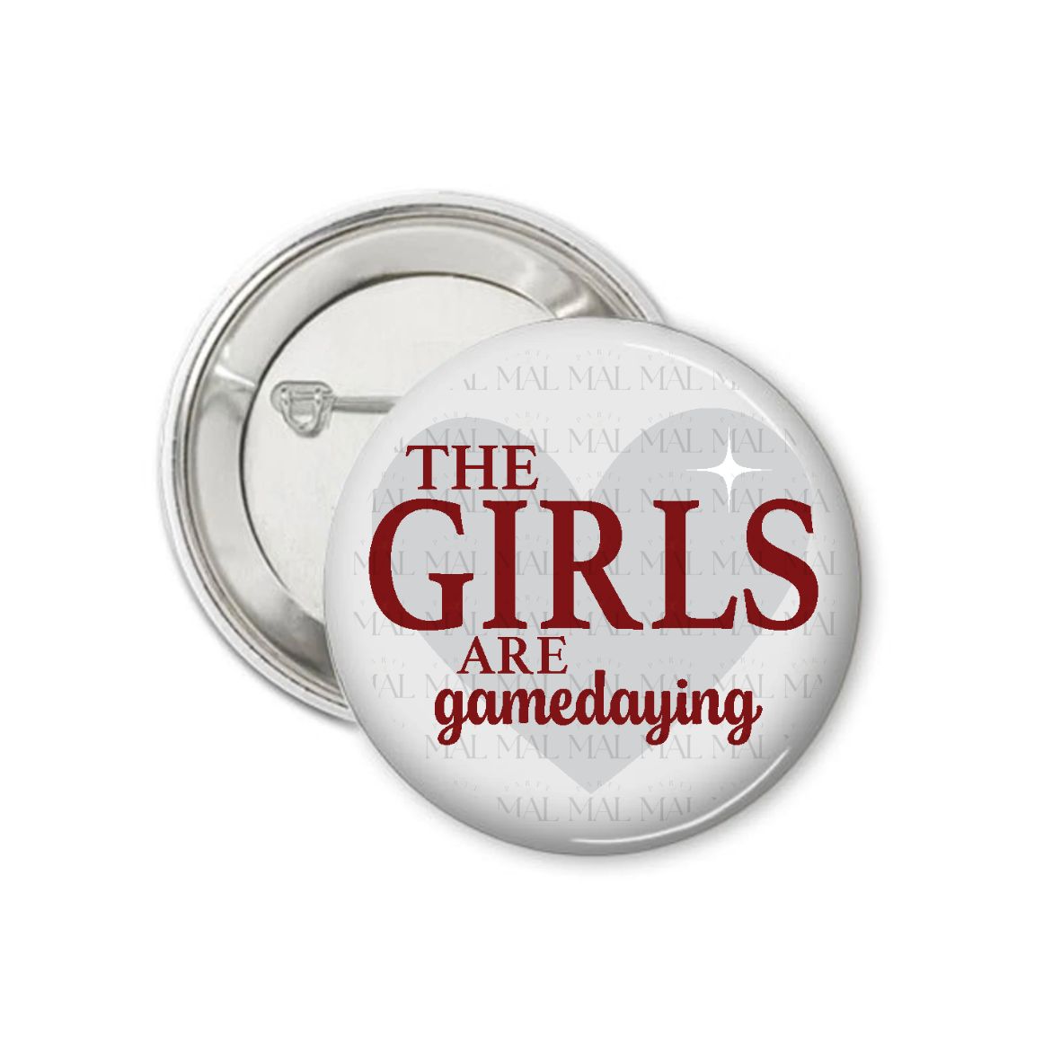 The Girls Are Gamedaying 3" Button